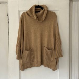 LOFT Pocket Tunic Cowl-neck Sweater